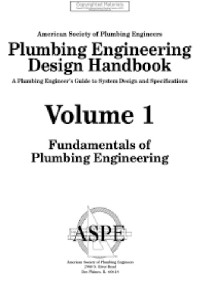 Image of Plumbing Engineering Design Handbook A Plumbing Engineer’s Guide to System Design and Fundamentals of Plumbing Engineering