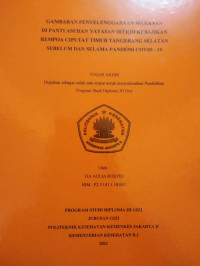 GAMBARAN PENGETAHUAN DENGAN PERILAKU KONSUMSI MINUMAN MANIS PADA SISWA/I KELAS X DAN XI DI MAN 1 JAKARTA