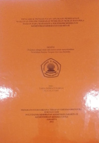 Pengaruh Penggunaan Aplikasi Pemesanan Makanan Online Terhadap Pemilihan Makan Dan Pola Makan Pada Mahasiswa Politeknik Kesehatan Kementerian Kesehatan Jakarta  II