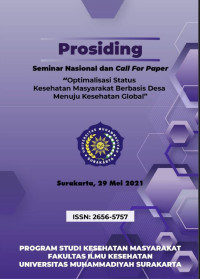 Prosiding  Seminar Nasional dan Call for Paper “Optimalisasi Status Kesehatan Masyarakat Berbasis Desa Menuju Kesehatan Global